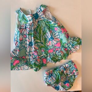 Lilly Pulitzer summer set- 12–18 months